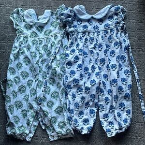 2 India Amory x Smockingbird jumpsuits, both in excellent condition, worn 2x
